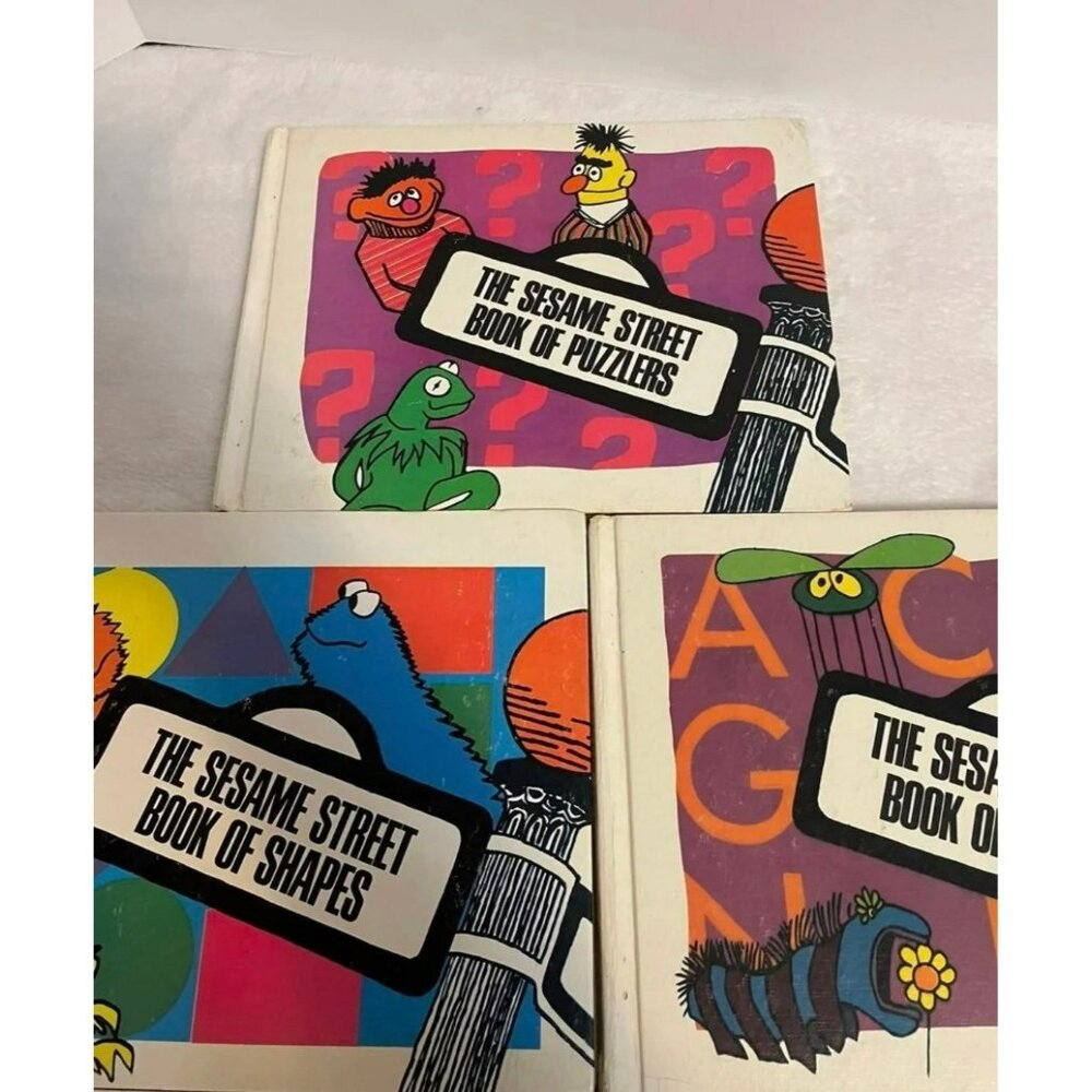 Vintage The Sesame Street Book of Series Set of 5 1970's - Picture 4 of 8